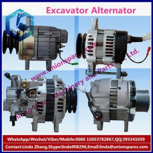 Factory price PC60 excavator alternator 24V 15A engine generator 600-821-3850 0-33000-5510 #5 image
