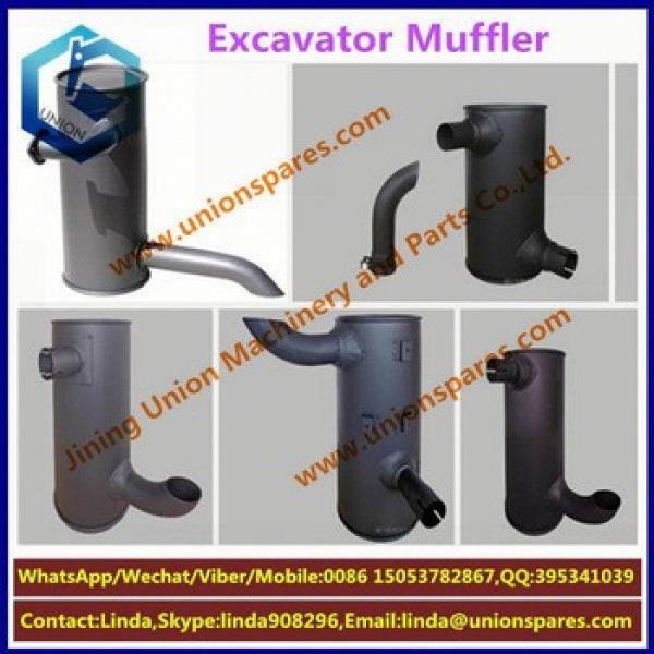 Factory price 6D95 Exhaust muffler Excavator muffler Construction Machinery Parts Silencer #5 image